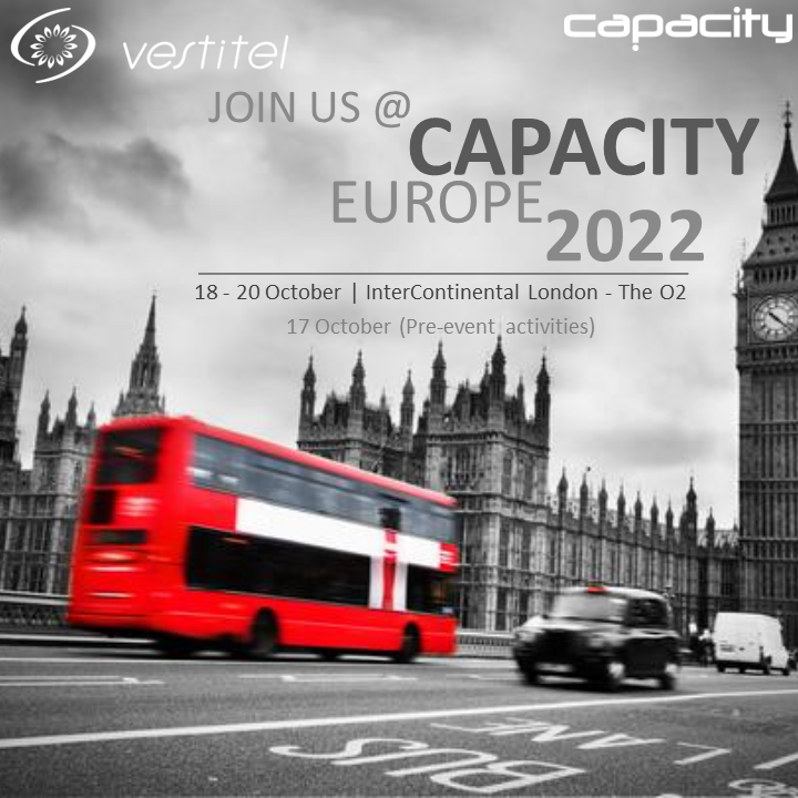 Meet our team at Capacity Europe 2022, London Вестител