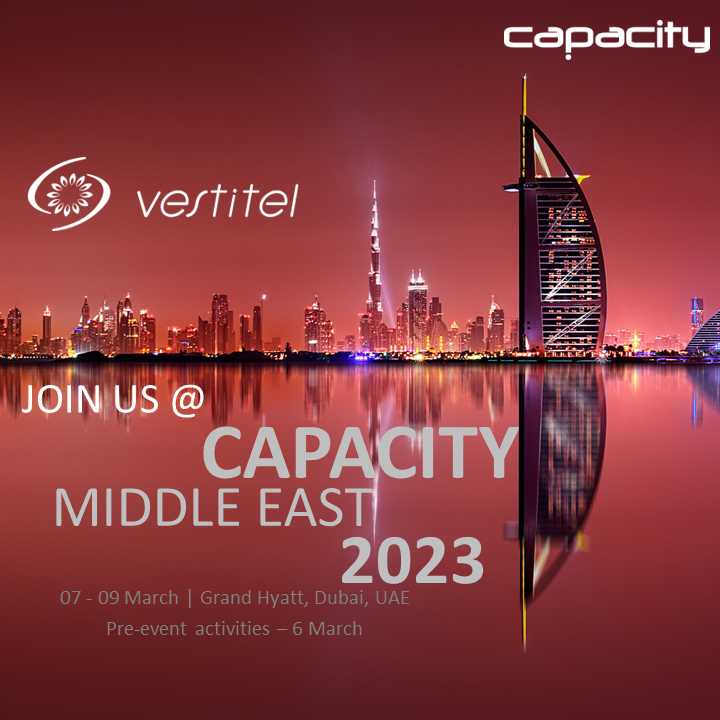 Meet our team at Capacity Middle East 2023, Dubai